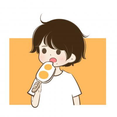 呆萌卡通情侣头像,开始的开始只是因为你