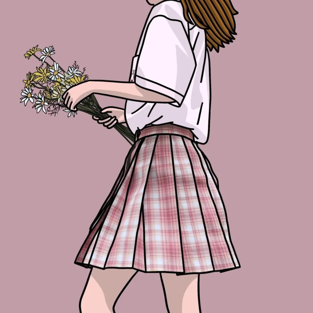 jk制服女生动漫头像