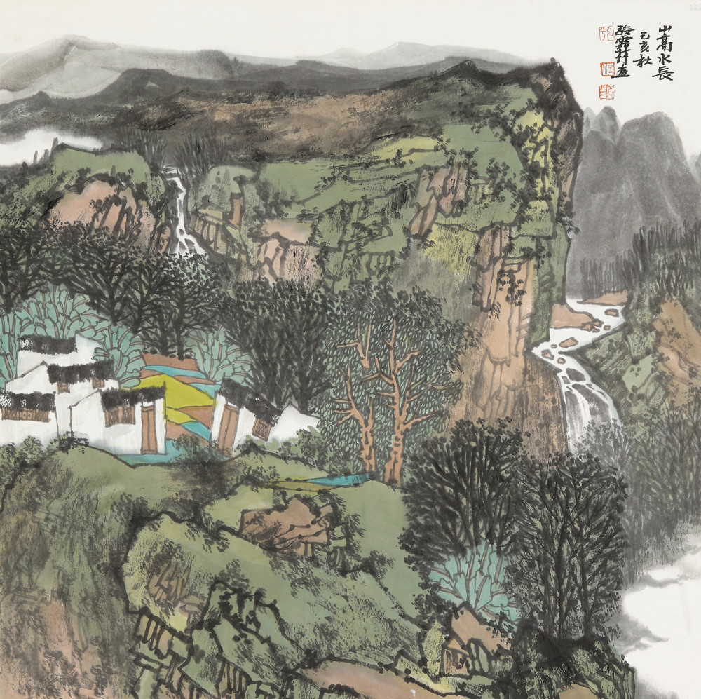 绘如意"心外无法"中国画名家展,任鸣,满威山水画作品欣赏