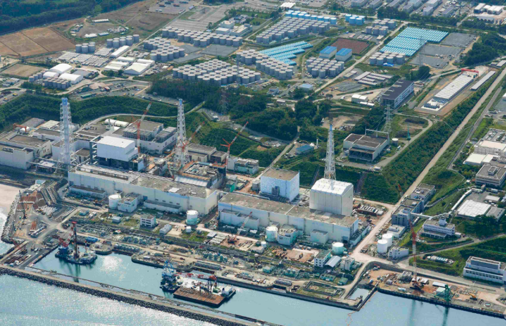 图为福岛核电站