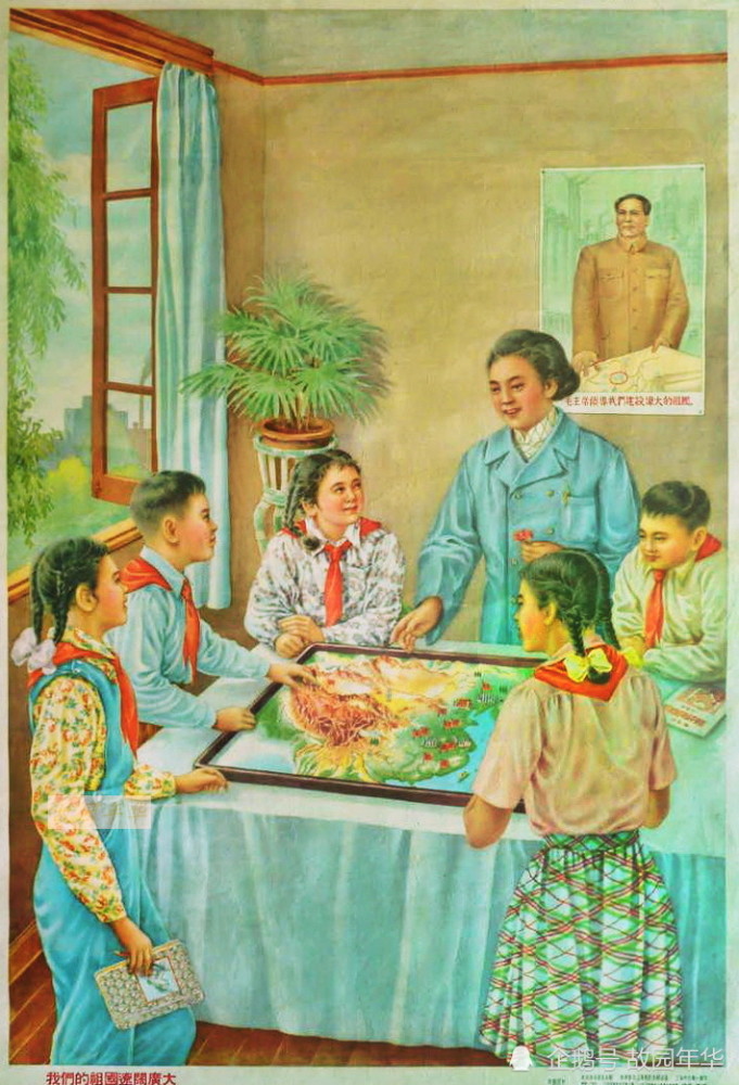 怀旧50年代大师级年画名家的唯美年画,画得真漂亮