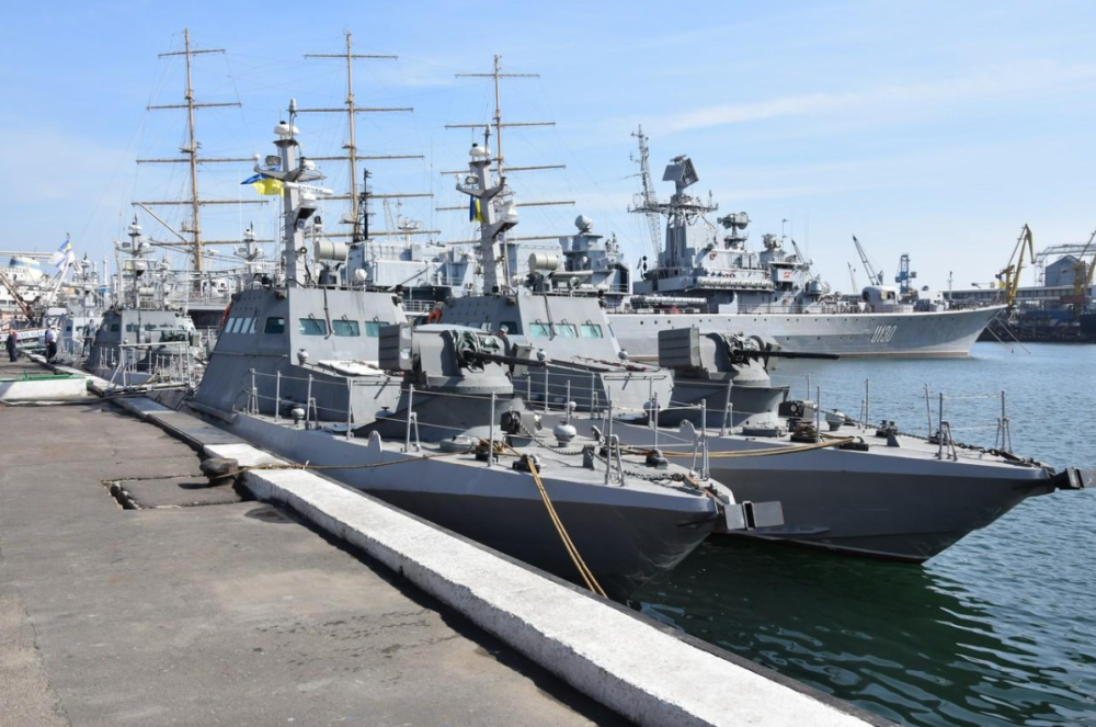图为乌克兰海军