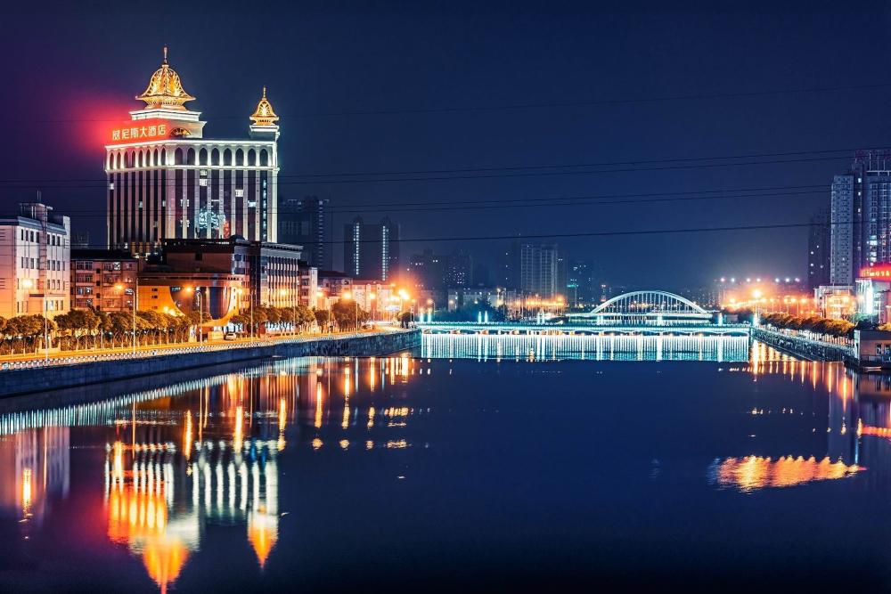 张家口夜景