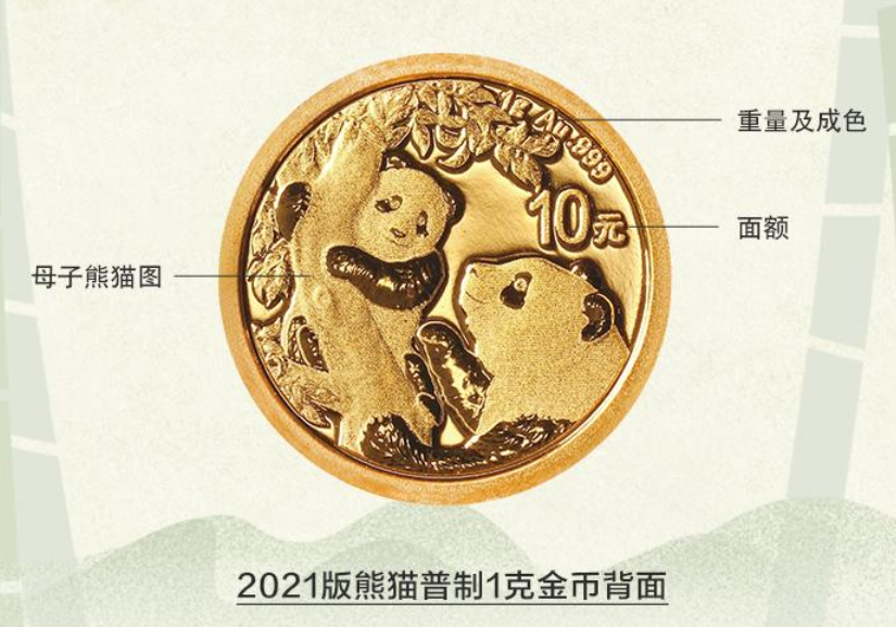 2021版熊猫金币胸针你买了吗