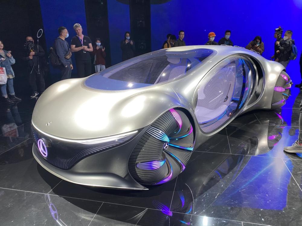 上海车展:梅赛德斯-奔驰vision avtr概念车亮相