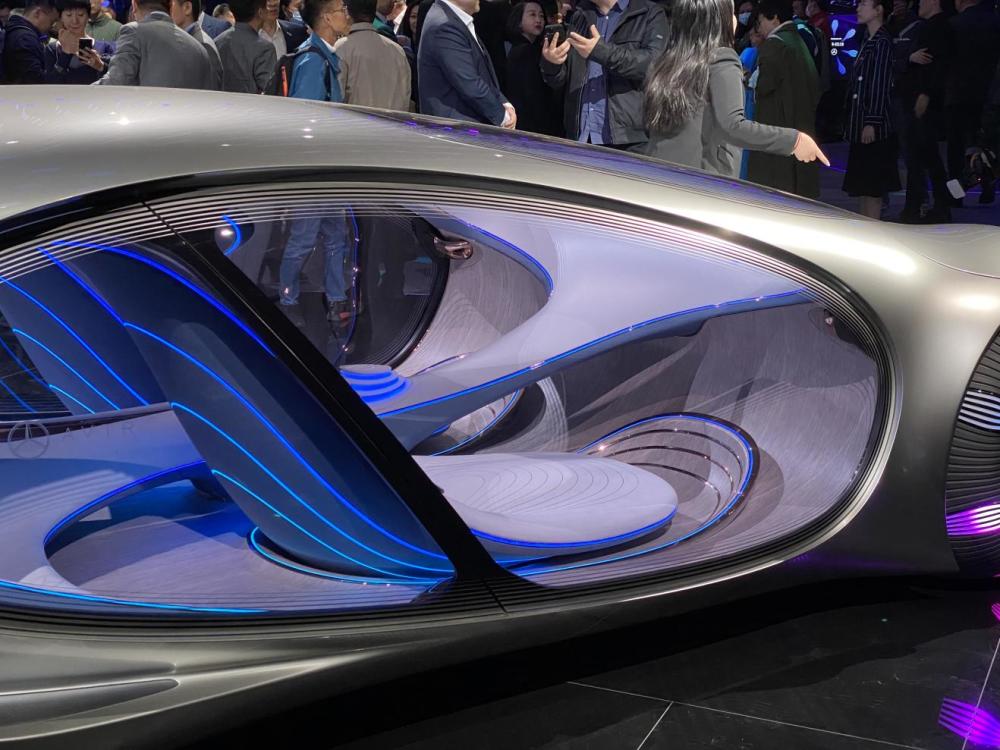 上海车展:梅赛德斯-奔驰vision avtr概念车亮相