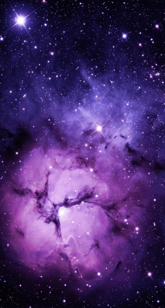 星空剪影高清壁纸