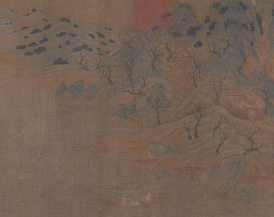 展子虔唯一传世作品游春图