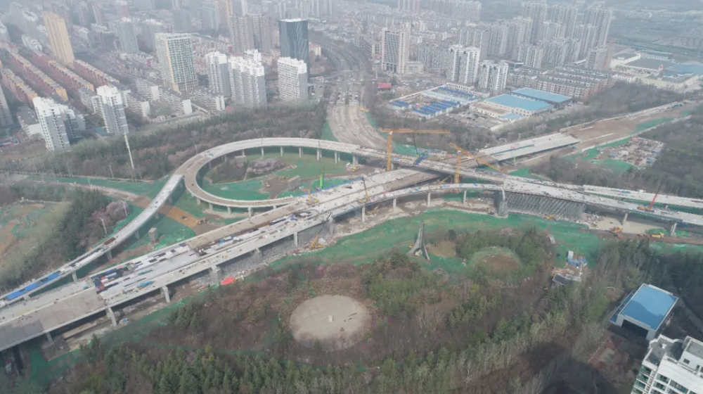 北海路通亭街高架桥实景