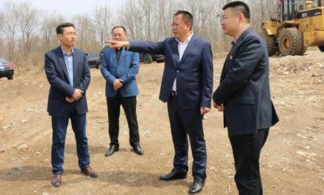 凤城市长到东汤镇视察环保督察工作