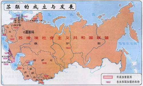 当时苏联位居世界第二,占世界陆地的六分之一,解体后对中国是一件好事