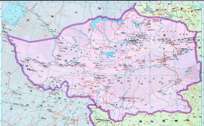 叶尔羌汗国的统治范围