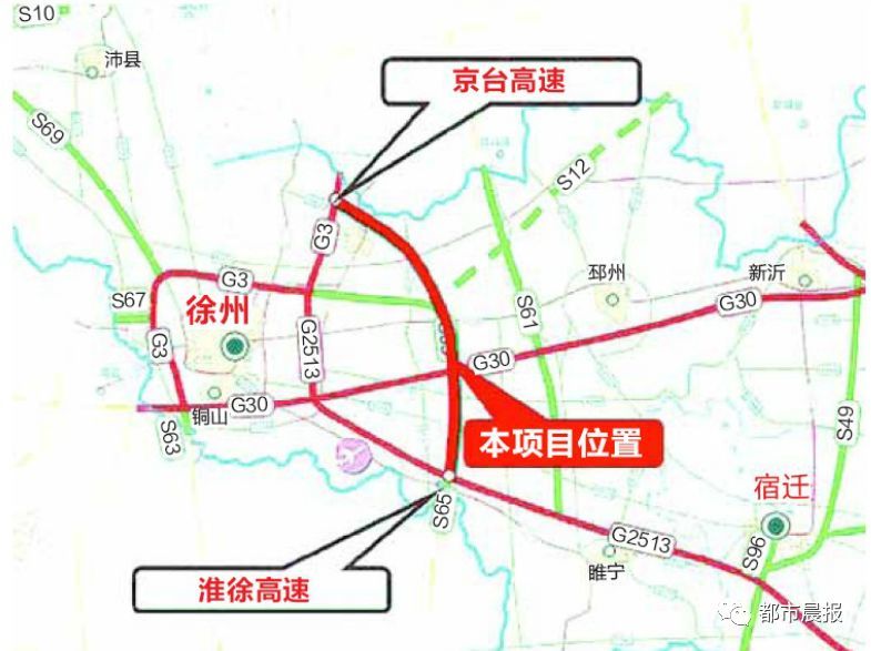 该项目是《江苏省高速公路网规划(2017-2035年)》中"纵六线"的重要