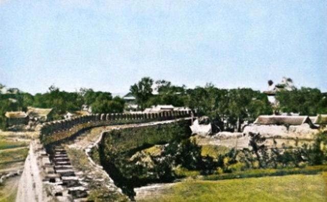 山东济南老照片:90年前历史情景,城墙都改成了马路