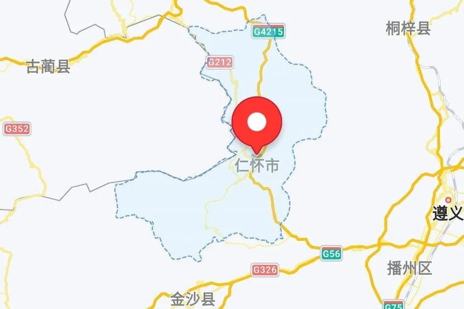 县:桐梓县(单高速),绥阳县,正安县,凤冈县(单高速),湄潭县,余庆县