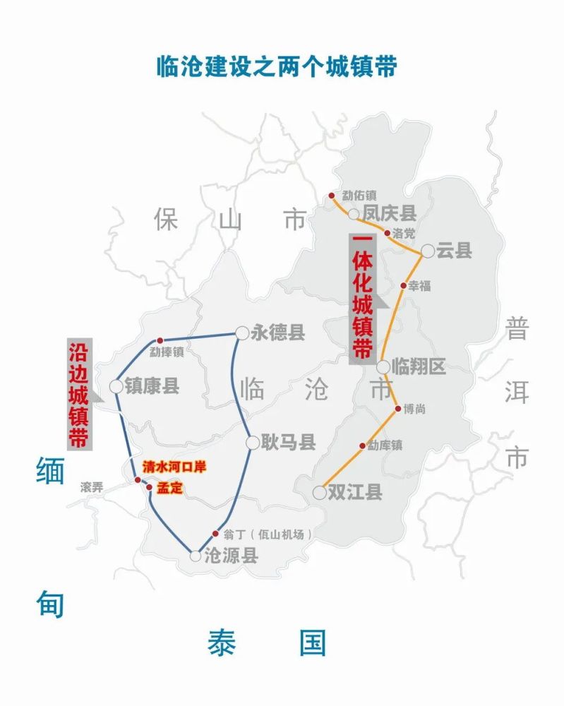 高速公路规划建设情况,云南(临沧)至缅甸至印度洋海公铁联运物流大