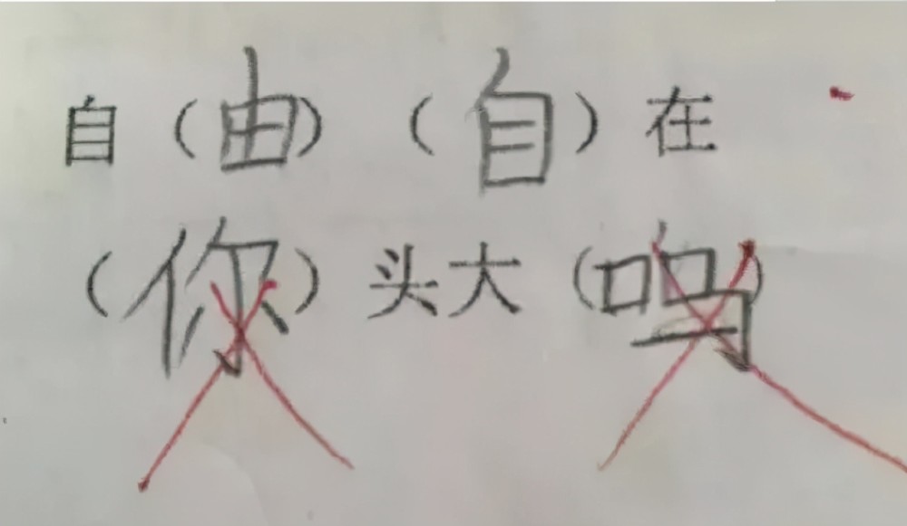 小学生的作业太个性老师百思不得其解脑洞大开叫人佩服