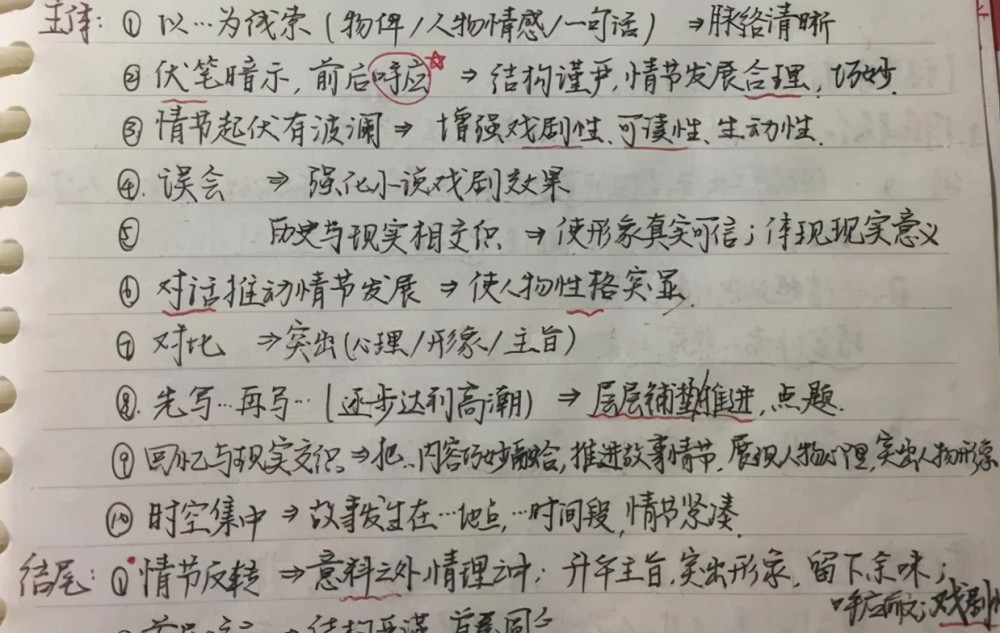 很多阅卷老师在看答案的时候,都会抓住 关键词.