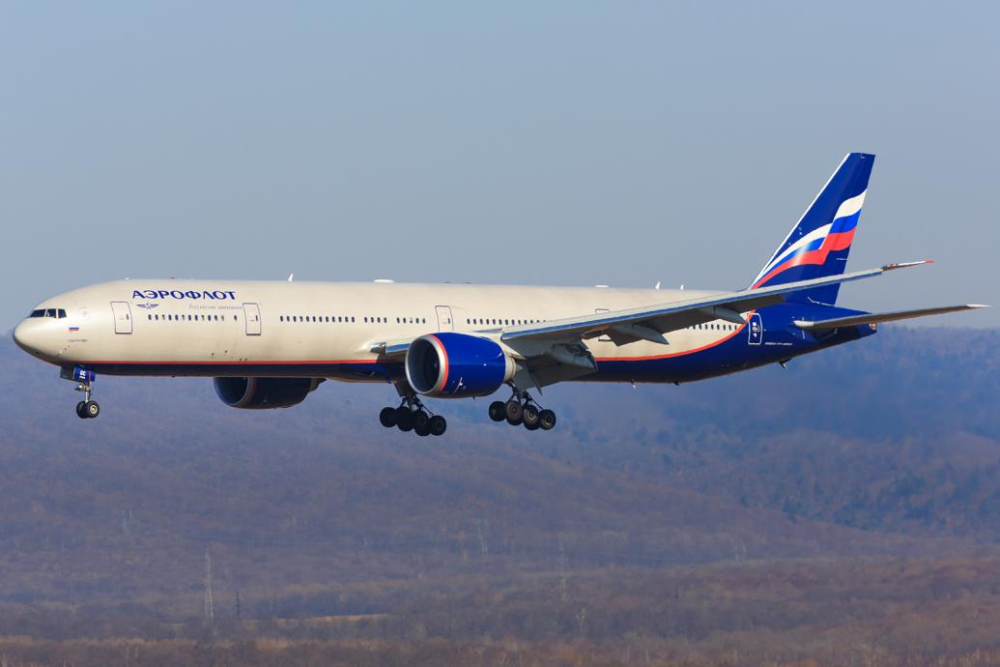 据simpleflying4月18日报道,俄罗斯航空公司的波音777-300er飞机交付
