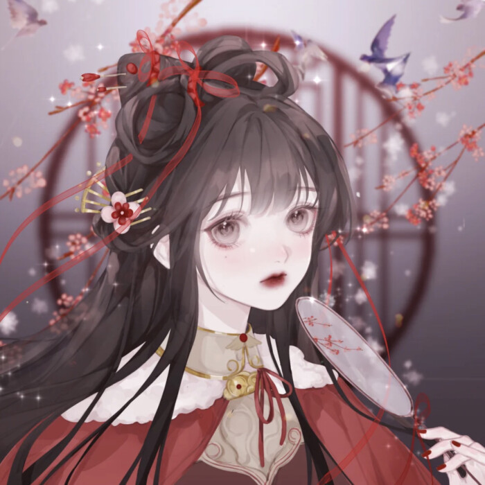 女生头像 | 古风红衣 | 四处开花不见果,处处留情唯伤