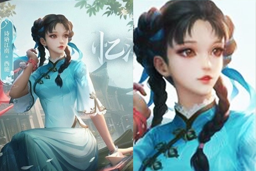 西施诗雨江南皮肤原画首曝,江南少女穿着旗袍,玩家:这