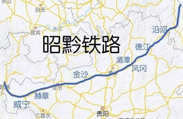 贵州未来10年要修建的九条铁路有一条经过威宁,设计时速200km/h
