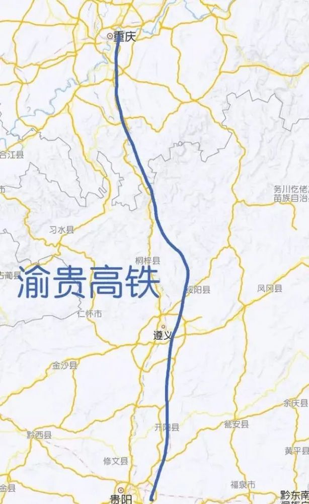贵州未来10年要修建的九条铁路有一条经过威宁,设计时速200km/h