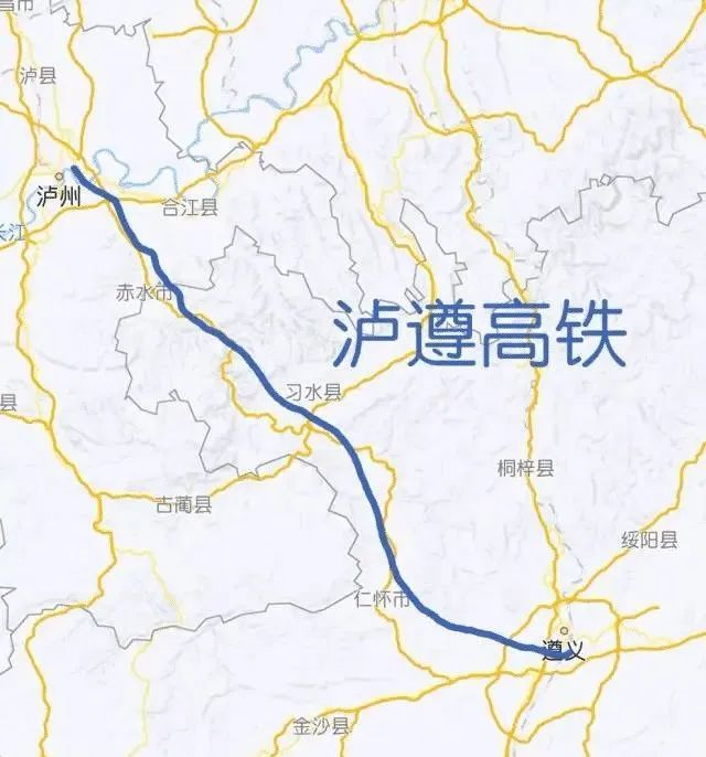 贵州未来10年要修建的九条铁路有一条经过威宁,设计时速200km/h