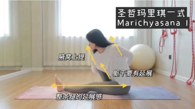 图解瑜伽体式 | 圣哲玛里琪一式双手为何无法捆绑?