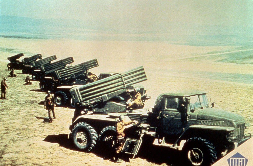 冷战时期美国列装的唯一一款多管火箭炮,海湾战争中一战成名,有"钢雨