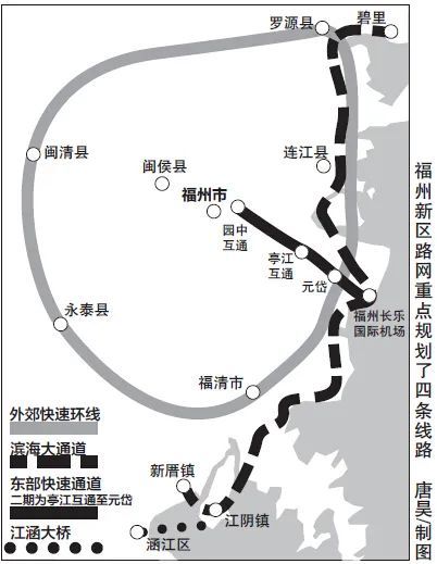 福州"五环"要来了!环绕贯通琯头