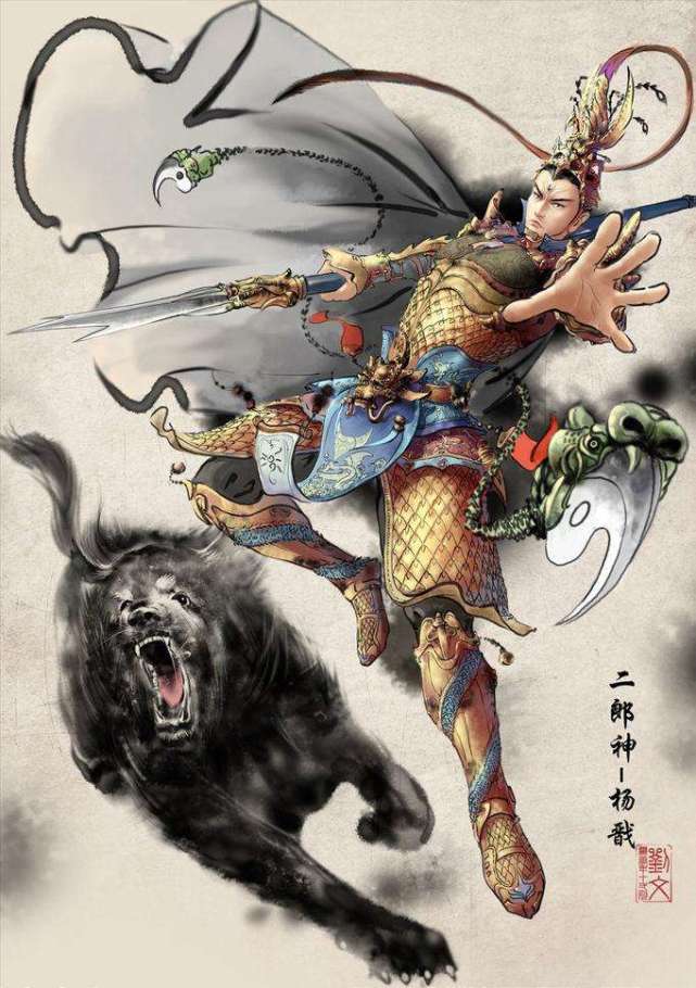 心高不认天家眷性傲归神住灌江西游记中二郎神实力评析