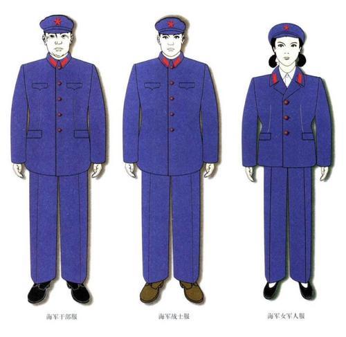 中国海军军服70年演变史,85式最具杀气,07式颜值最高