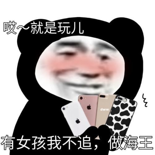 表情包:有女孩我不追,做海王