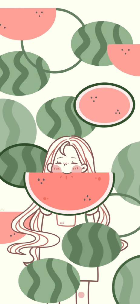 简约又可爱的全面屏卡通壁纸|小仙女请进