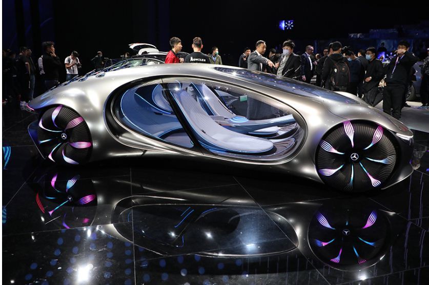 奔驰vision avtr概念车正式亮相,搭110kwh电池组,最大功率470ps.