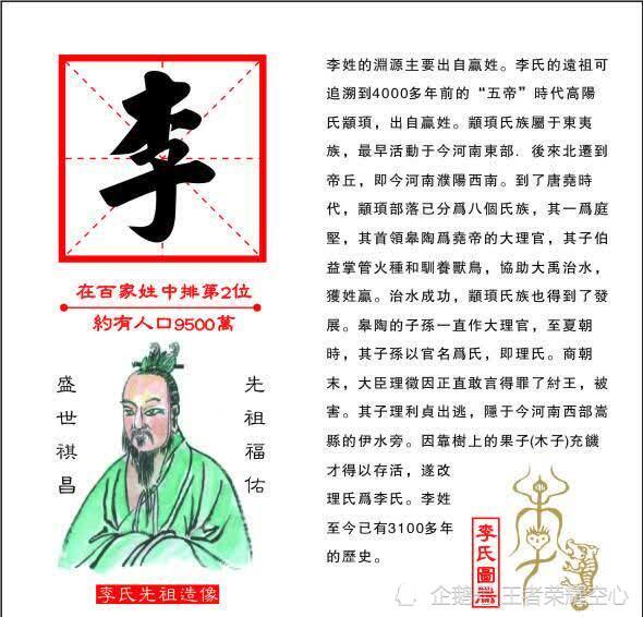 李姓全国有多少人人口_生肖 姓氏 星座,全国富豪排行榜分析 这个属相的厉害了