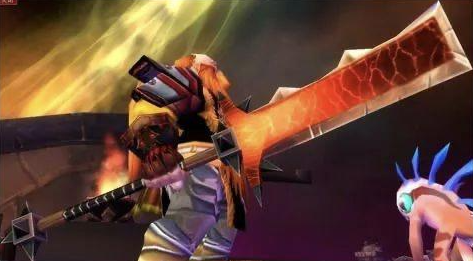 是进入tbc的第一把长得帅气的武器,拿在手上有一种驰骋于沙场的感觉