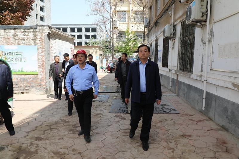 聊城市住建局督导检查城区老旧小区改造,扬尘治理等工作