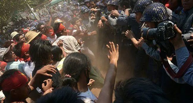 缅甸政变事故前线