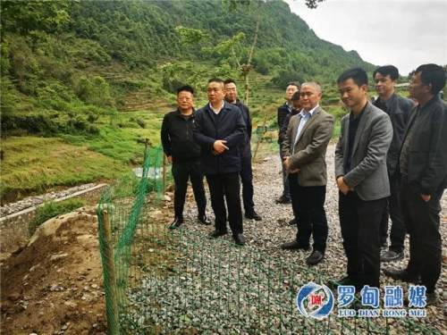 罗甸县人民政府副县长陈豪及州,县相关部门主要负责人参加调研