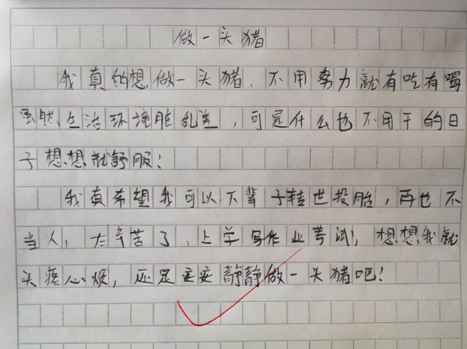 如果在作文当中出现问题,那么学生的总成绩就会受到很大影响