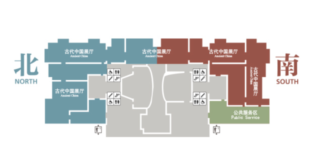古代中国展厅所在的位置,图源:中国国家博物馆官网
