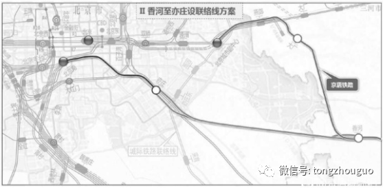 近日,还披露了京唐城际高铁的备用方案——香河至亦庄设联络线方案
