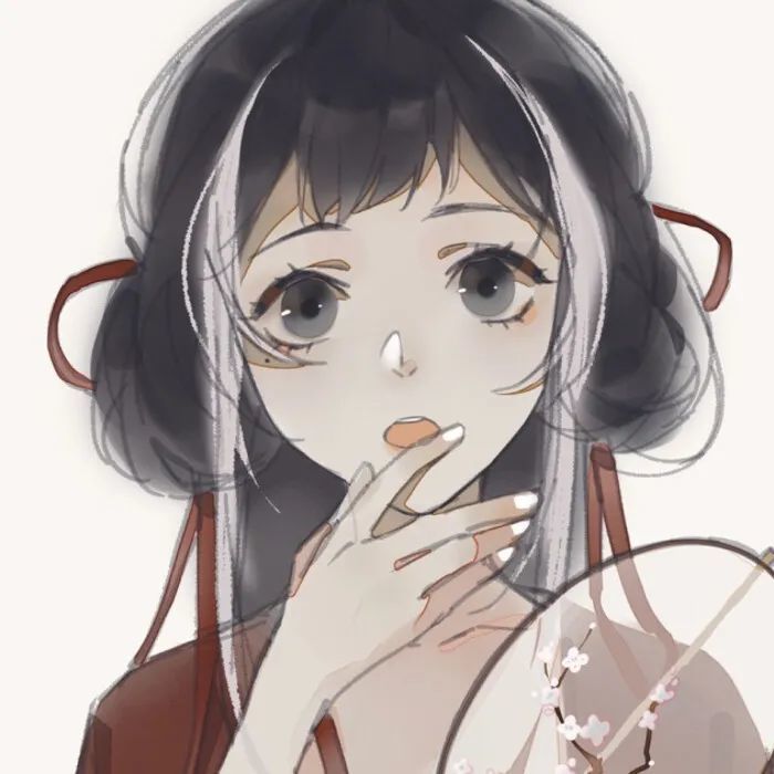 夜深忽梦少年事,唯梦闲人不梦君|动漫古风女生头像