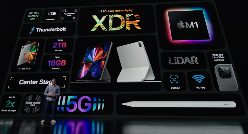 熬夜肝完苹果2021春季新品发布会,搭配m1芯片的ipad pro绝对燃爆