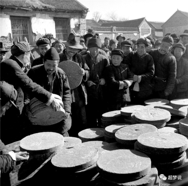 老照片建国初期的农村新气象图组