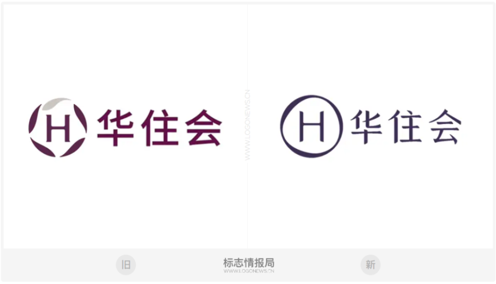 酒店预订服务品牌"华住会"新logo