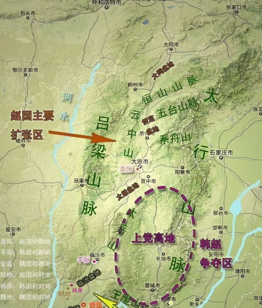 当时的晋阳坐拥汾河谷地,物产丰富,农,牧业发达,在太原建城,可以就地