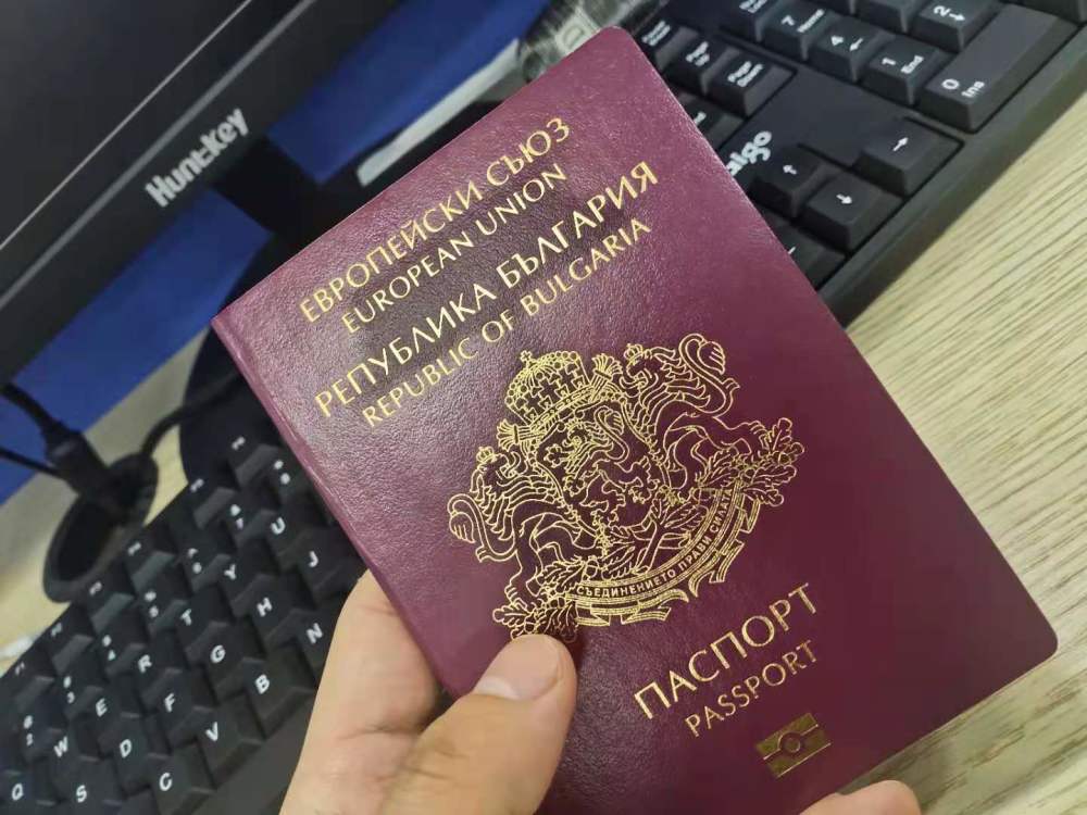 封皮上用各国文字标注"欧洲联盟"的字样,一目了然通过这本护照可以